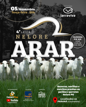 4º Leilão Virtual Nelore Arar