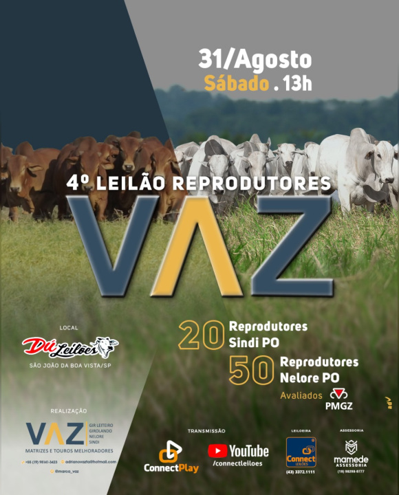 4º Leilão Reprodutores VAZ