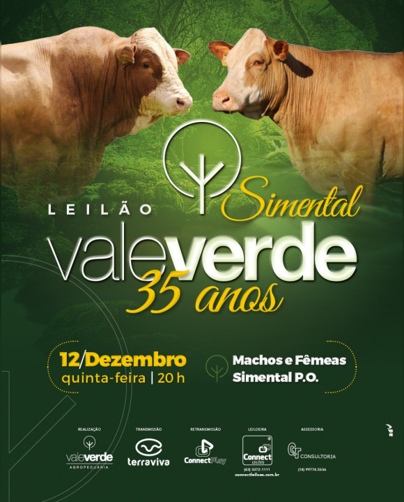 Leilão Simental Vale Verde - 35 Anos